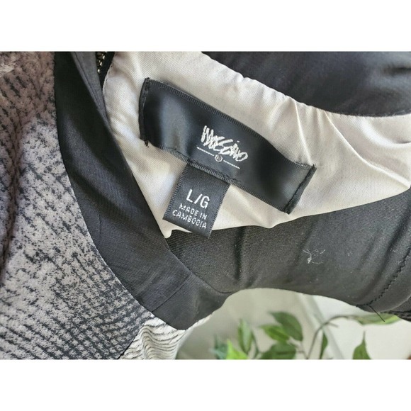 Mossimo Women Multicolor Polyester Round Neck Sleeveless KneeLength Dress Size L - Picture 8 of 10